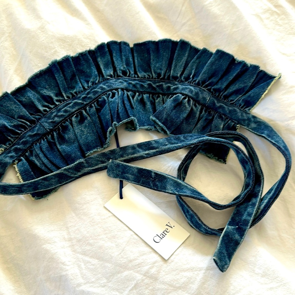 Clare V. denim collar